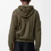 Hooded Jacket in Cotton Blend