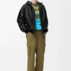 Hooded Jacket in Nappa Lambskin Hooded Jacket in Nappa Lambskin