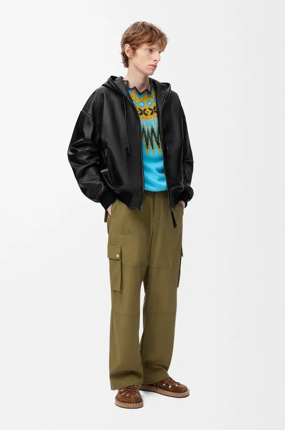 Hooded Jacket in Nappa Lambskin Hooded Jacket in Nappa Lambskin