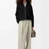 Hooded Jacket in Shearling Hooded Jacket in Shearling