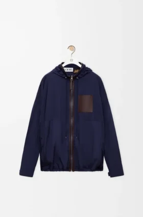 Hooded Jacket in Technical Shell