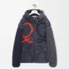 Hooded Jacket in Wool Blend Hooded Jacket in Wool Blend