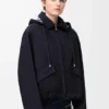 Hooded Parka in Cotton and Silk Hooded Parka in Cotton and Silk