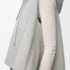 Hooded Vest in Shearling