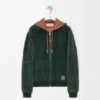 Hoodie in Shearling