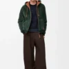 Hoodie in Shearling