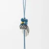 Hoopoe Bird Charm in Classic Calfskin Hoopoe Bird Charm in Classic Calfskin
