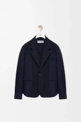 Hybrid Jacket in Cotton and Wool