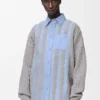Hybrid Shirt in Cotton and Wool Hybrid Shirt in Cotton and Wool