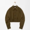 Jacket in Cotton and Silk Jacket in Cotton and Silk