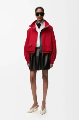 Jacket in Cotton and Silk