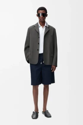 Jacket in Cotton and Silk Jacket in Cotton and Silk