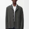 Jacket in Cotton and Silk Jacket in Cotton and Silk