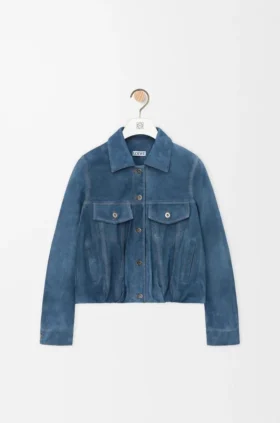 Jacket in Suede Goatskin Jacket in Suede Goatskin
