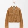 Jacket in Suede Goatskin