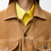 Jacket in Suede Goatskin
