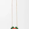 Knight Cat Clutch in Metal and Nappa Lambskin Knight Cat Clutch in Metal and Nappa Lambskin