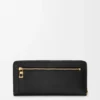 Knot Zip Around Wallet in Shiny Nappa Calfskin Knot Zip Around Wallet in Shiny Nappa Calfskin