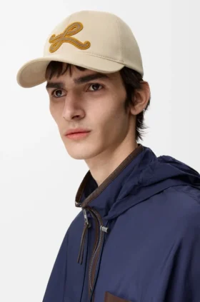 L Patch Cap in Cotton