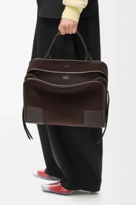 Large Amazona 180 Bag in Suede