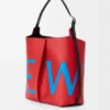 Large Bilbao Bucket Oversized Logo in Smooth Calfskin