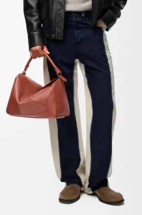 Large Featherlight Puzzle Bag in Nappa Lambskin