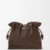 Large Flamenco Clutch in Nappa Calfskin Large Flamenco Clutch in Nappa Calfskin
