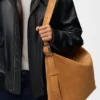 Large Loop Hobo in Suede Calfskin Large Loop Hobo in Suede Calfskin