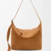 Large Loop Hobo in Suede Calfskin Large Loop Hobo in Suede Calfskin