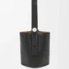 Large Pebble Bucket in Supple Grained Calfskin