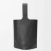 Large Pebble Bucket in Supple Grained Calfskin