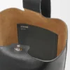 Large Pebble Bucket in Supple Grained Calfskin