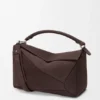 Large Puzzle Bag in Grained Nubuck Large Puzzle Bag in Grained Nubuck