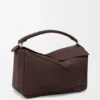 Large Puzzle Bag in Grained Nubuck Large Puzzle Bag in Grained Nubuck