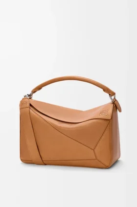 Large Puzzle Bag in Supple Grained Calfskin