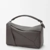 Large Puzzle Bag in Supple Grained Calfskin