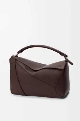 Large Puzzle Bag in Supple Grained Calfskin