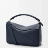 Large Puzzle Bag in Supple Grained Calfskin