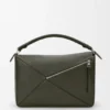 Large Puzzle Bag in Supple Grained Calfskin