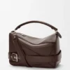 Large Puzzle Biker Bag in Shiny Calfskin