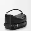 Large Puzzle Biker Bag in Shiny Calfskin