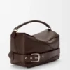 Large Puzzle Biker Bag in Shiny Calfskin