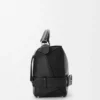 Large Puzzle Biker Bag in Shiny Calfskin
