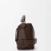 Large Puzzle Biker Bag in Shiny Calfskin