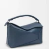 Large Puzzle Edge Bag in Classic Calfskin