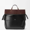 Large Switch Tote in Paper Calf and Suede