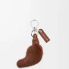 Lion Tail Charm in Mink and Calfskin