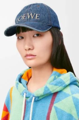 Loewe Cap in Denim