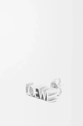Loewe Graphic Single Earring in Sterling Silver