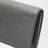 Long Horizontal Wallet in Soft Grained Calfskin Long Horizontal Wallet in Soft Grained Calfskin